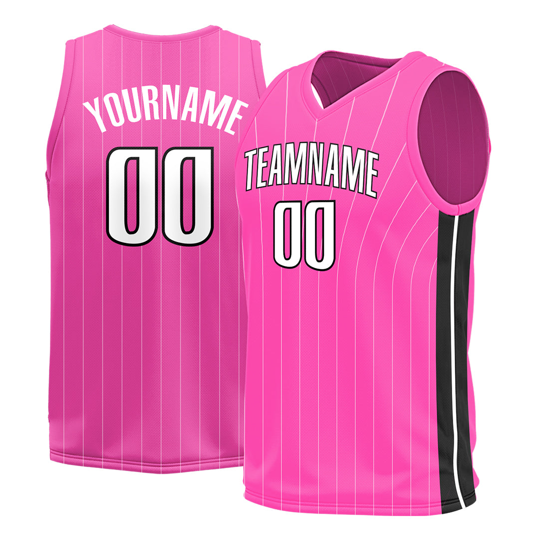 Custom Pink Basketball Jersey Sports Training Shirts