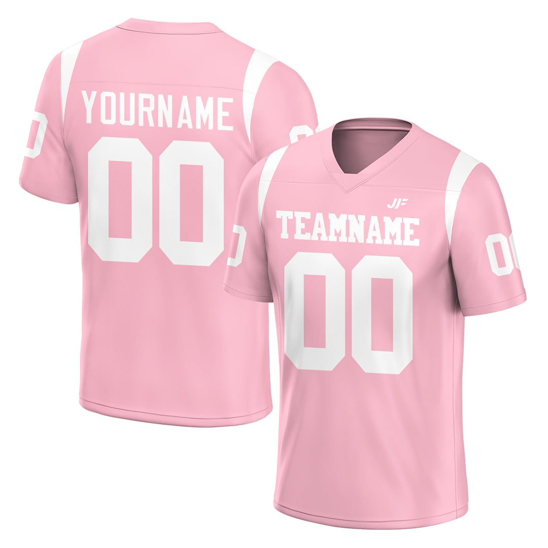 Custom Pink Football Jersey Athletic Special Fans Edition Shirt