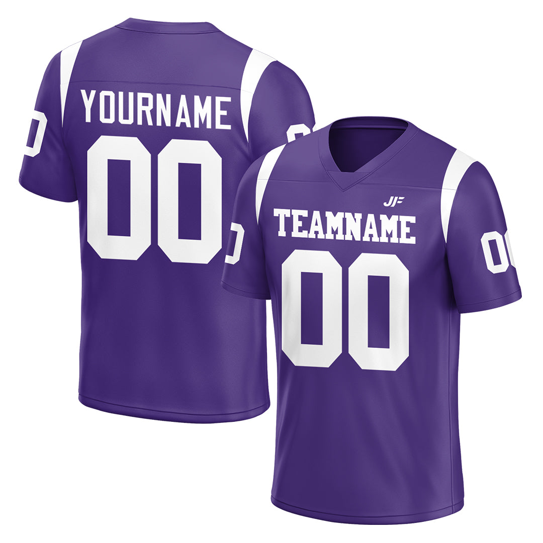 Custom Purple Football Jersey Athletic Special Fans Edition Shirt