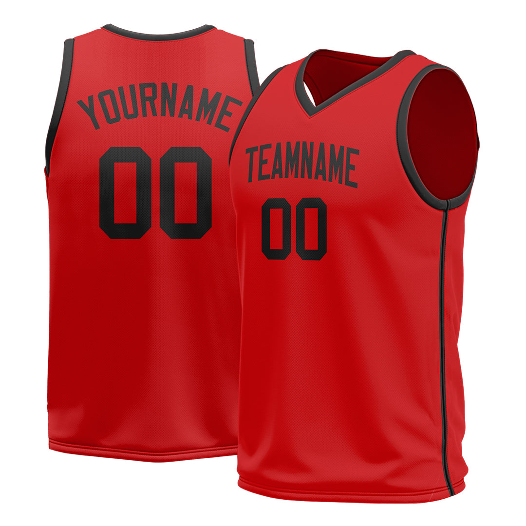 Custom Red Basketball Jersey Design Your Own Shirts