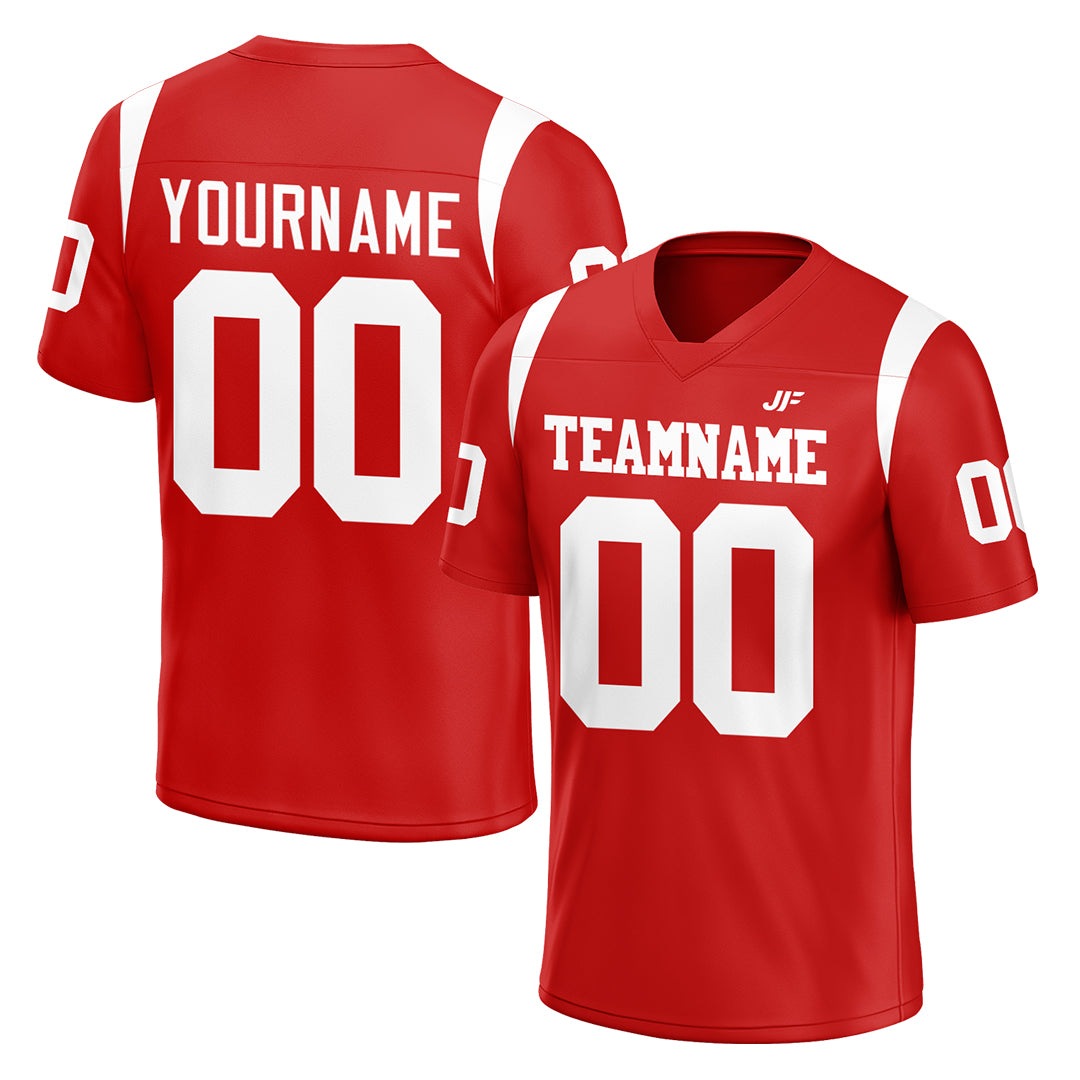 Custom Red Football Jersey Athletic Special Fans Edition Shirt