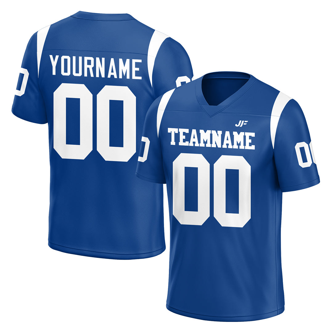 Custom Royal Football Jersey Athletic Special Fans Edition Shirt