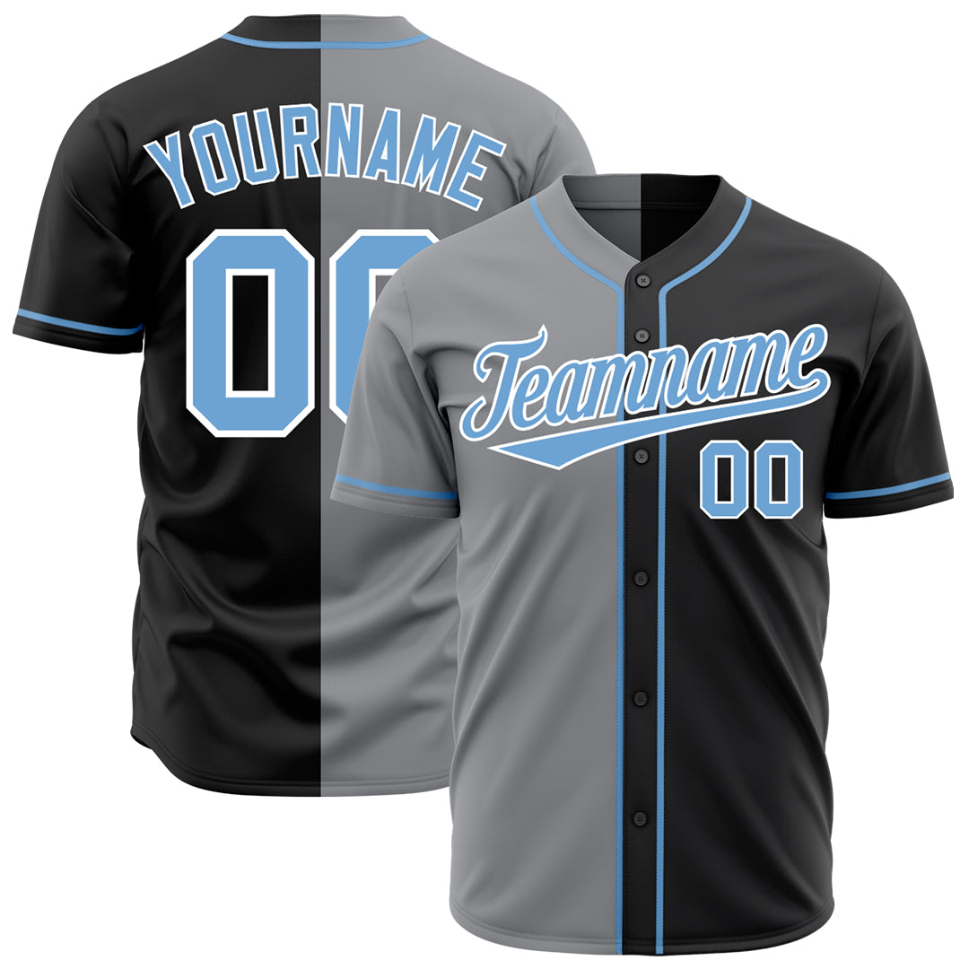 Custom Split Baseball Jersey Outdoor Casual Authentic TShirt