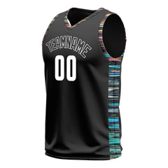 Custom Black Basketball Jersey Design Your Own Mesh Athletic Sport Shirts