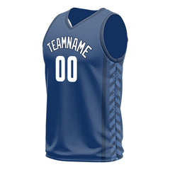 Custom Blue Basketball Jersey Mesh Athletic City Team Sport Shirts