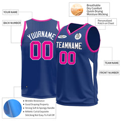 Custom Blue Basketball Jersey Design Your Own Mesh Sportswear Shirts