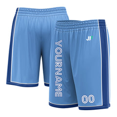 Custom Elecrtic Blue Basketball Shorts Athletic Mesh Training Shorts