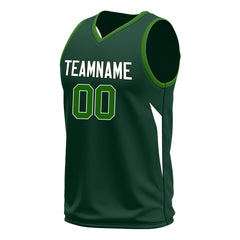 Custom Green Basketball Jersey Design Your Own Mesh Sportswear Shirts