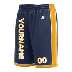 Custom Navy Basketball Shorts Athletic Mesh Training Shorts