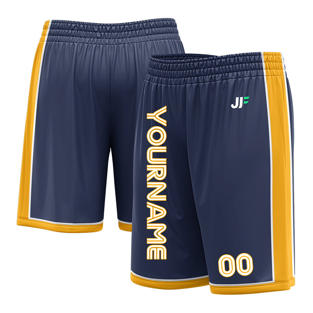 Custom Navy Basketball Shorts Athletic Mesh Training Shorts