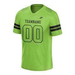 Custom Neon Green Football Jersey American Special Fans Edition Design Athletic Sportwear Shirts