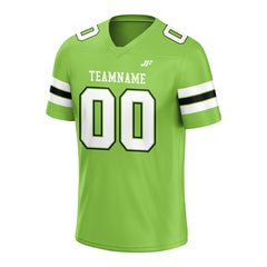 Custom Neon Green Football Jersey Print Name Number Logo American Special Fans Edition Design Shirts