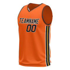 Custom Orange Basketball Jersey Design Your Own Mesh Athletic Performance Shirts