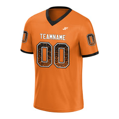 Custom Orange Football Jersey Special Fans Edition Design Athletic Sportwear Shirts