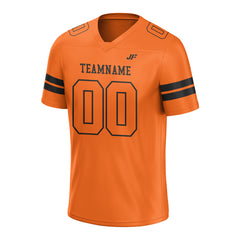 Custom Orange Football Jersey American Special Fans Edition Design Athletic Sportwear Shirts