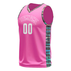 Custom Pink Basketball Jersey Design Your Own Mesh Athletic Sport Shirts