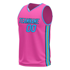 Custom Pink Basketball Jersey Design Your Own Mesh Athletic Performance Shirts