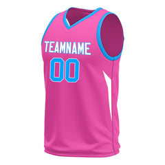 Custom Pink Basketball Jersey Design Your Own Mesh Sportswear Shirts