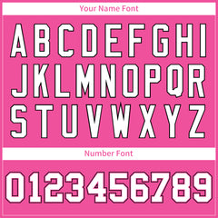 Custom Pink Football Jersey Print Name Number Logo American Special Fans Edition Design Shirts