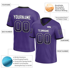 Custom Purple Football Jersey Special Fans Edition Design Athletic Sportwear Shirts