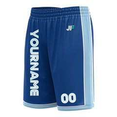 Custom Royal Basketball Shorts Athletic Mesh Training Shorts