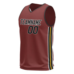 Custom Red Basketball Jersey Design Your Own Mesh Athletic Performance Shirts