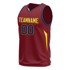 Custom Red Basketball Jersey Design Your Own Mesh Sportswear Shirts