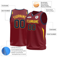 Custom Red Basketball Jersey Design Your Own Mesh Sportswear Shirts