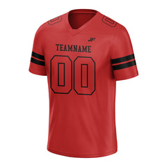 Custom Red Football Jersey American Special Fans Edition Design Athletic Sportwear Shirts