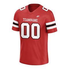 Custom Red Football Jersey Print Name Number Logo American Special Fans Edition Design Shirts