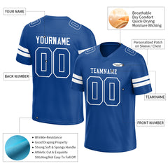 Custom Royal Football Jersey American Special Fans Edition Design Athletic Sportwear Shirts