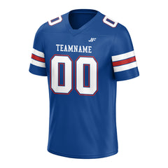 Custom Royal Football Jersey Print Name Number Logo American Special Fans Edition Design Shirts