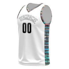 Custom White Basketball Jersey Design Your Own Mesh Athletic Sport Shirts