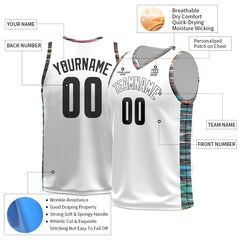 Custom White Basketball Jersey Design Your Own Mesh Athletic Sport Shirts