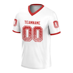 Custom White Football Jersey Special Fans Edition Design Athletic Sportwear Shirts