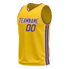 Custom Yellow Basketball Jersey Design Your Own Mesh Athletic Performance Shirts