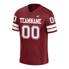 Custom Burgundy American Football Jersey Athletic Special Fans Edition Sportwear Shirt