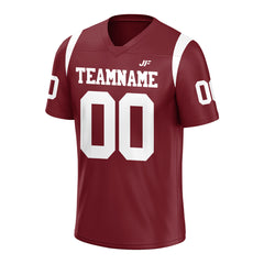 Custom Burgundy Football Jersey Athletic Special Fans Edition Shirt