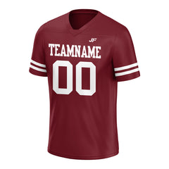 Custom Burgundy Football Jersey Athletic Shirt For Adult Youth