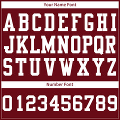 Custom Burgundy Football Jersey Athletic Shirt For Adult Youth