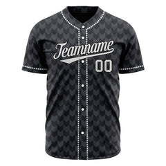 Custom Black Full Button Down Fans Special Edition Authentic Stripe Baseball Jersey