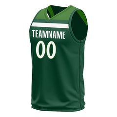 Custom Green Basketball Jersey Mesh Athletic Sports Shirts Design Your Own