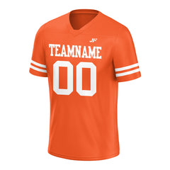 Custom Orange Football Jersey Athletic Shirt For Adult Youth