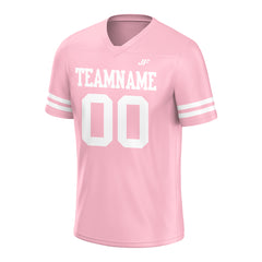 Custom Pink Football Jersey Athletic Shirt For Adult Youth