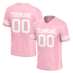 Custom Pink Football Jersey Athletic Shirt For Adult Youth