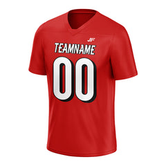 Custom Red Football Jersey Athletic Special Fans Edition Design Casual Shirt