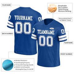 Custom Royal American Football Jersey Athletic Special Fans Edition Sportwear Shirt