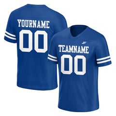 Custom Royal Football Jersey Athletic Shirt For Adult Youth