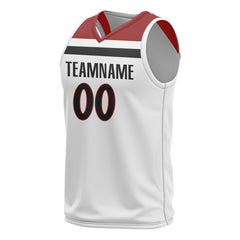 Custom White Basketball Jersey Mesh Athletic Sports Shirts Design Your Own