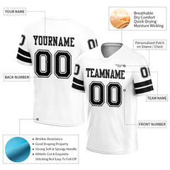 Custom White American Football Jersey Athletic Special Fans Edition Sportwear Shirt